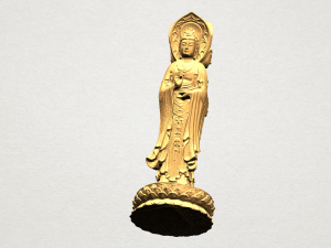 avalokitesvara buddha - standing three faces 02 3Dプリントモデル