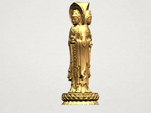 avalokitesvara buddha with lotus leave 01 3D Print Model