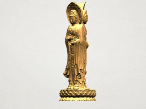 avalokitesvara buddha with lotus leave 01 3D Print Model