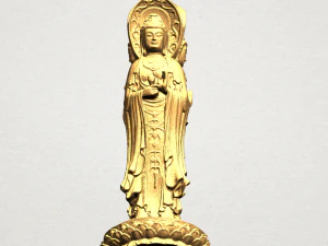avalokitesvara buddha with lotus leave 01 3D Print Model