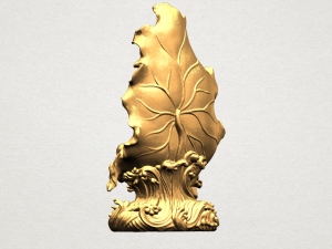 avalokitesvara buddha with lotus leave 02 3Dプリントモデル