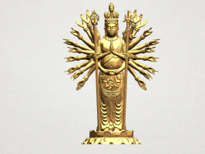 avalokitesvara bodhisattva multi hand 02 3D Print Model