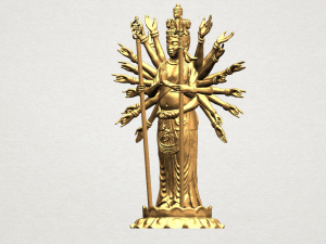 avalokitesvara bodhisattva multi hand 02 3D Baskı Modeli
