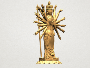avalokitesvara bodhisattva multi hand 02 3D Baskı Modeli