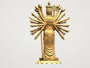 avalokitesvara bodhisattva multi hand 02 3D Print Model