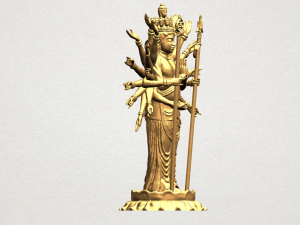 avalokitesvara bodhisattva multi hand 02 3D Baskı Modeli