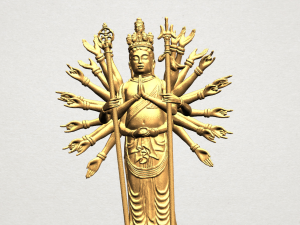 avalokitesvara bodhisattva multi hand 02 3D Baskı Modeli