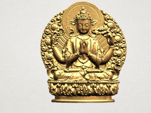 avalokitesvara buddha multi hand 03 3D Принт Модель