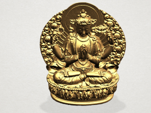 avalokitesvara buddha multi hand 03 3D 프린트 모델