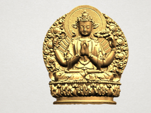 avalokitesvara buddha multi hand 03 3D 프린트 모델