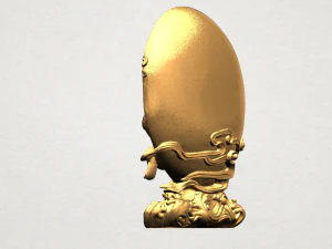 avalokitesvara buddha moon background 3D Print Model