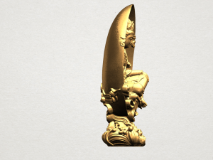 avalokitesvara buddha moon background 3D 프린트 모델