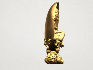avalokitesvara buddha moon background 3D Print Model