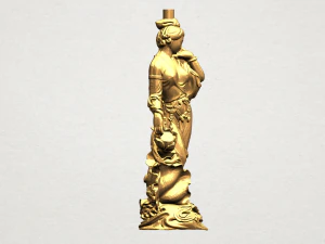 asian girl 3D Print Model