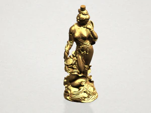 asian girl 3D Print Model