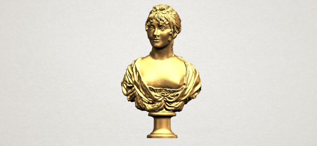 bust of a girl 3D-Druckmodell .c4d .max .obj .3ds .fbx .stl .blend 