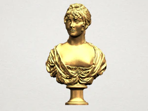bust of a girl 3D Print Model