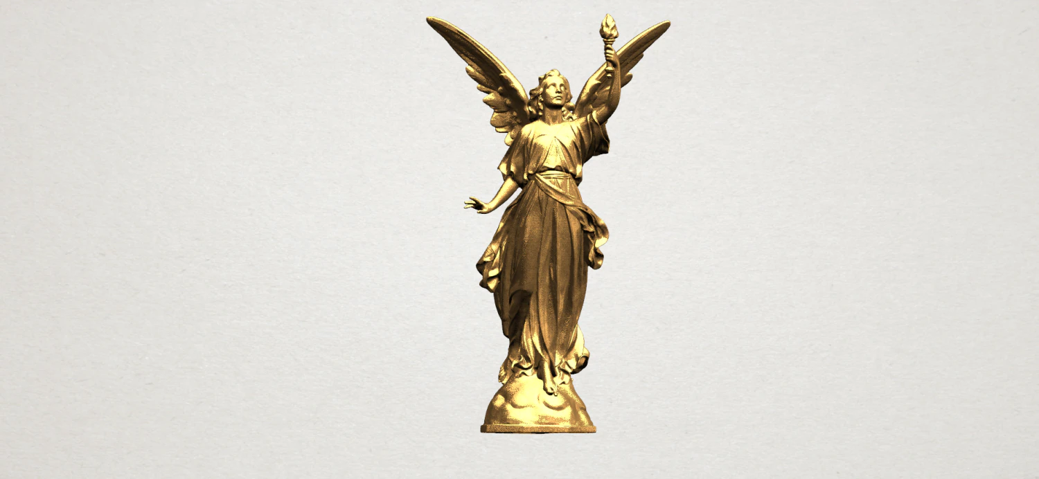 statue 01 3D Print Model .c4d .max .obj .3ds .fbx .stl .blend 