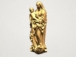 mother and child 06 3D-Druckmodell