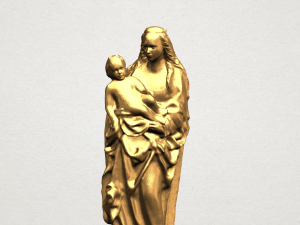 mother and child 06 3D-Druckmodell