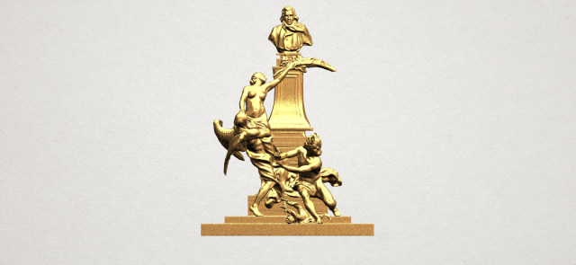 statue 02 3D 打印模型 .c4d .max .obj .3ds .fbx .stl .blend 