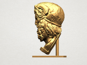 sculpture of a head of man 01 3D-Druckmodell
