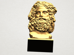 sculpture of a head of man 01 3D-Druckmodell