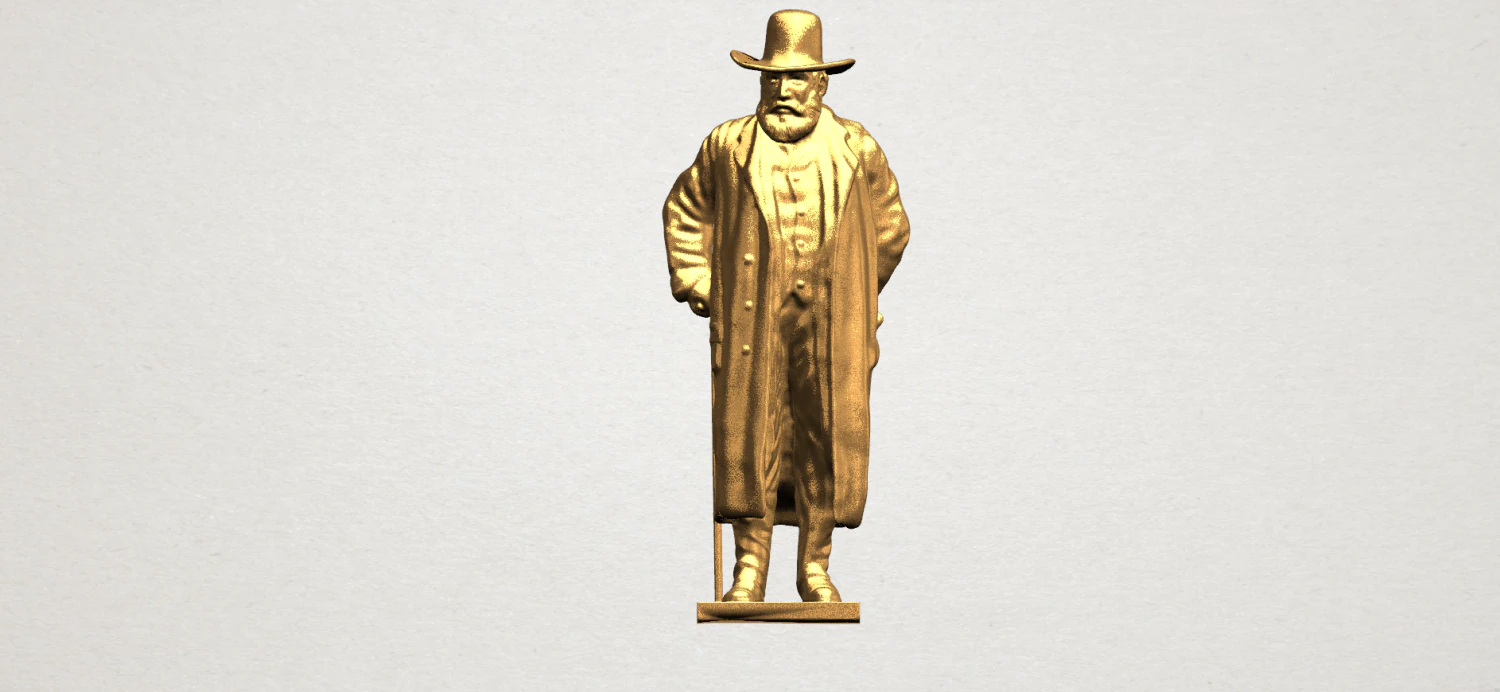 sculpture of a man 02 3D Print Model .c4d .max .obj .3ds .fbx .stl .blend