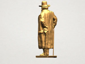 sculpture of a man 02 3D Print Model