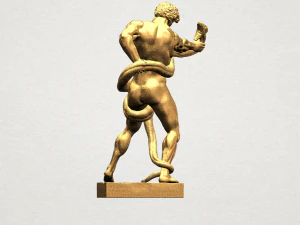 fighting with snake 3D Print Model