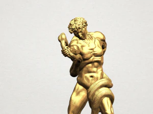 fighting with snake 3D Print Model