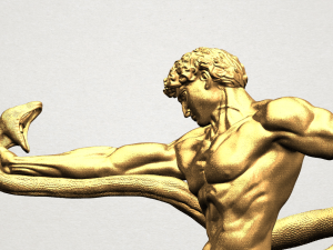 fighting with snake Modelo de impresión 3D