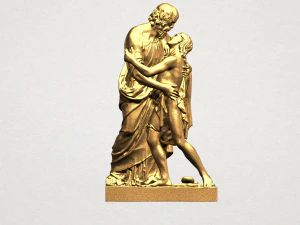 батько і син 3D Принт Модель