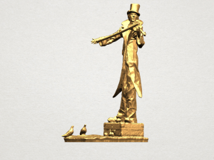 play violin 3D-Druckmodell
