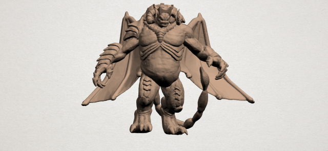 monster 01 3Dプリントモデル .c4d .max .obj .3ds .fbx .stl .blend 