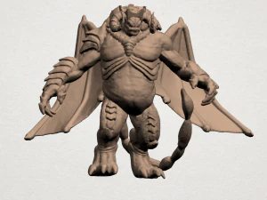 potwór 01 Model do druku 3D