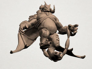 monster 01 3D Print Model