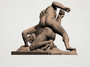 wrestling 3D Print Model