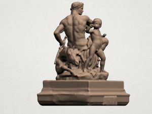 father and son 02 3D Print Model