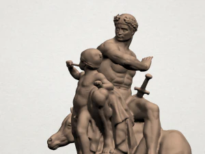 father and son 02 3D Print Model