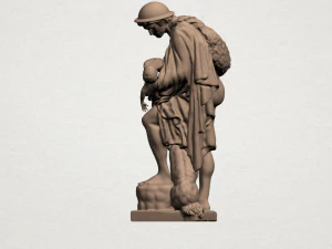 father and son 03 3D Print Model