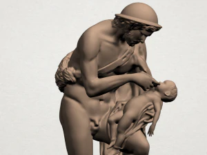 father and son 03 3D Print Model