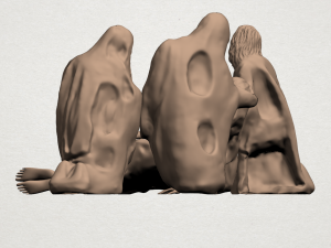 villagers 3D Baskı Modeli