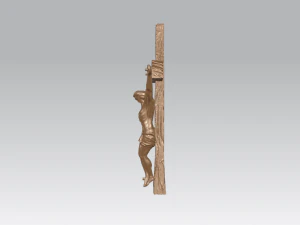 jesus with cross 01 3D Print Model