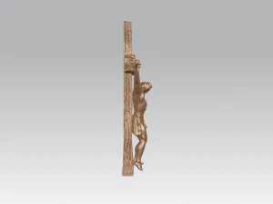 jesus with cross 01 3D Print Model