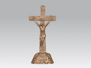 jesus with cross 02 3Dプリントモデル