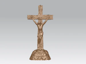 jesus with cross 02 3D Print Model