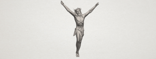 jesus 02 3Dプリントモデル .c4d .max .obj .3ds .fbx .stl .blend 