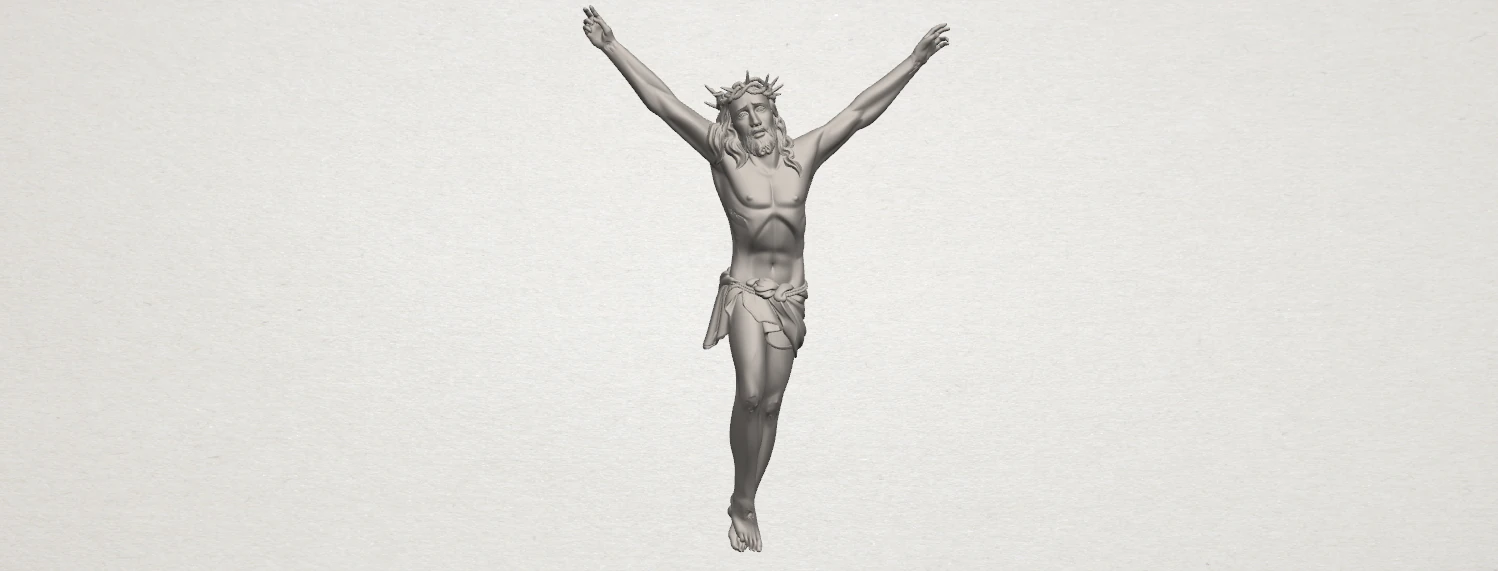 예수 02 3D 프린트 모델 .c4d .max .obj .3ds .fbx .stl .blend 