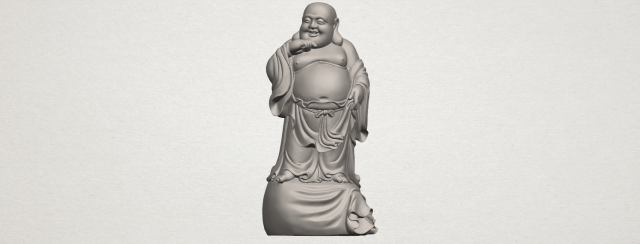 metteyya buddha 08 3D 프린트 모델 .c4d .max .obj .3ds .fbx .stl .blend 